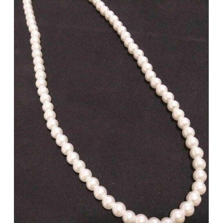 Fashion Imitation Pearl String Strand Moti Mala Women Girls Necklace from India