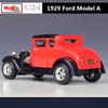 Maisto 1:24 1929 Ford Model A Alloy Classic Car Model Diecast Metal Toy Sports Car Vehicle Model Simulation Collection Kids Gift