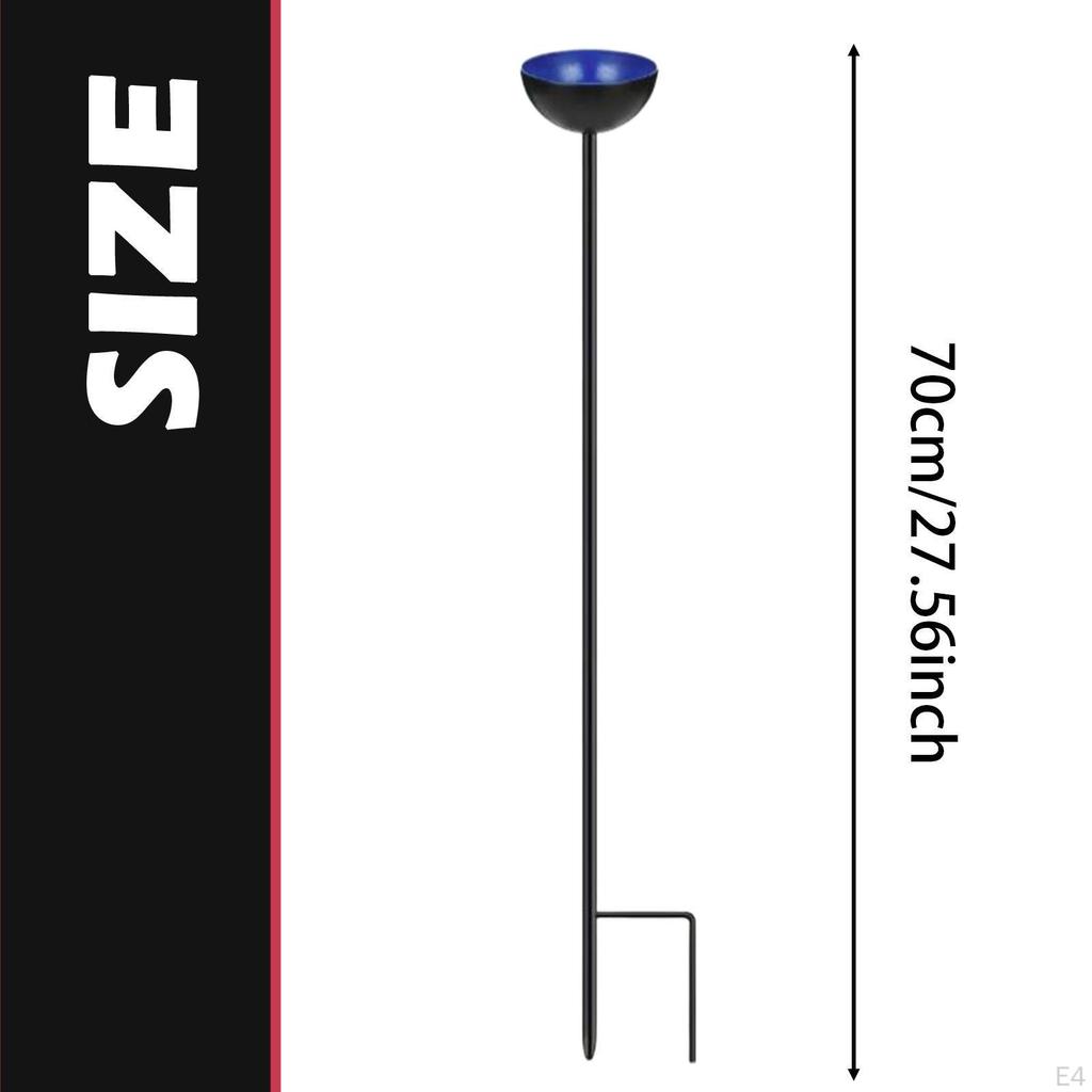 Bienen Tränke Badewanne mit Metallstab Bestäuber Wassertränke Ornament für Innenhof