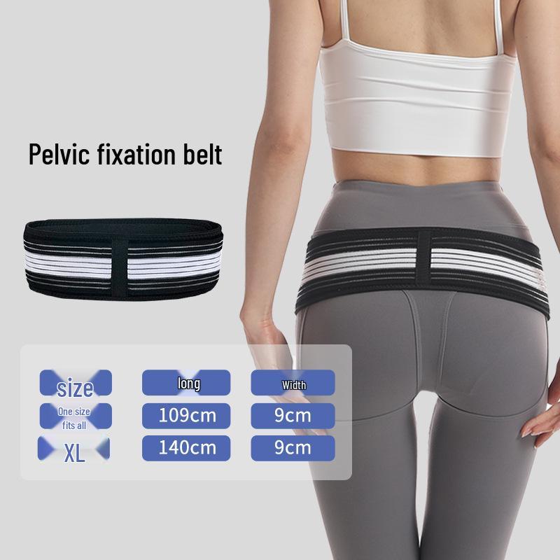 

Пояс для коррекции осанки таза после родов для женщин: Поддержка талии и бедер Plus Size [Fits Hip Circumference 115-140cm]