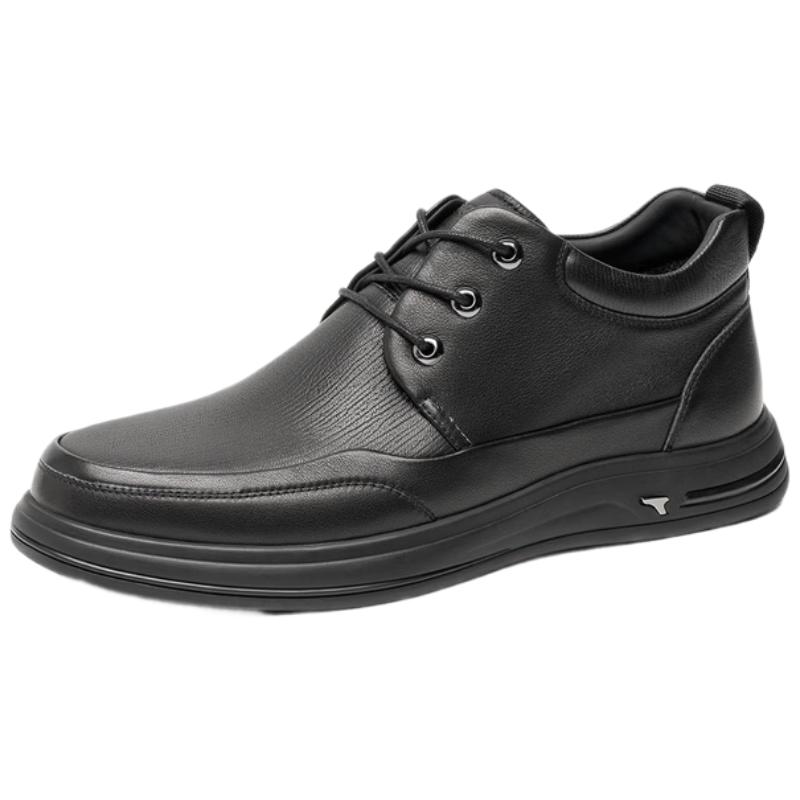 Qianbaidu Men s Warm Lined Casual Leather Shoes 40