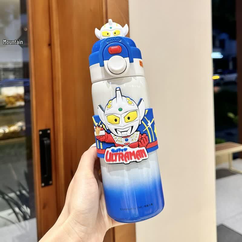 YJMOE Ultraman Kids Insulated Water Bottle