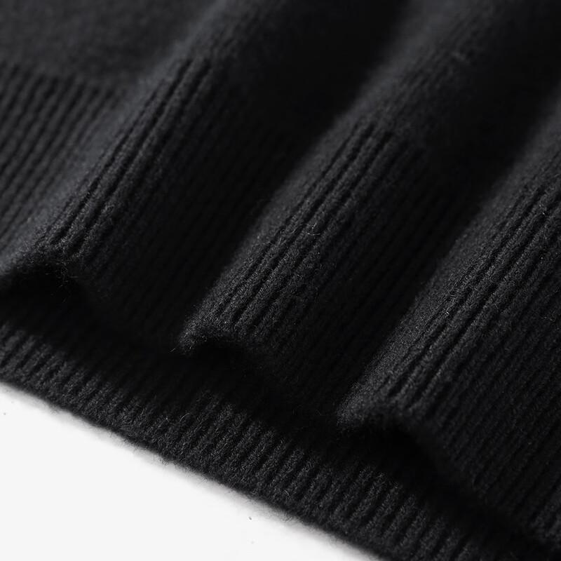 Antonio Men's Plus Velvet 100% Wool Thermal Sweater