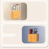 Building Blockas Refrigerator Magnetic Absorption Box Household Plastic Wrap Kitchen Storage Magnet Entry Door Storage Shelf