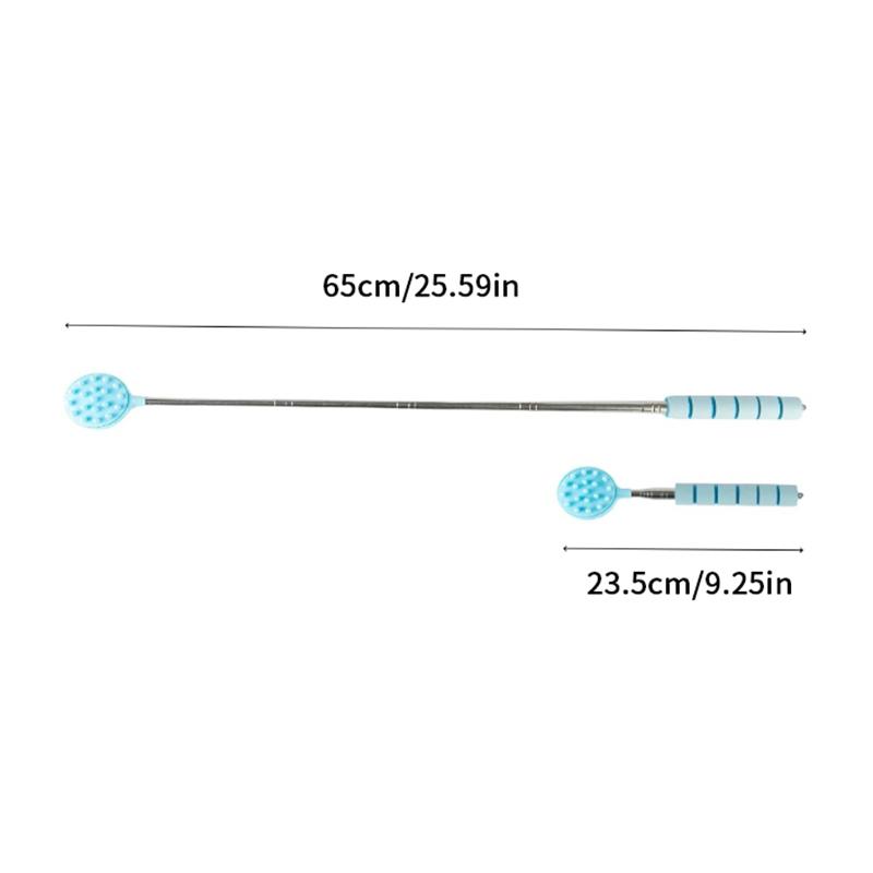 Extendable Cactus Back Scratcher With 2 Size Spikes Foam Handle One-Hand Itch Stick For Men & Women Portable Point Massage Stick