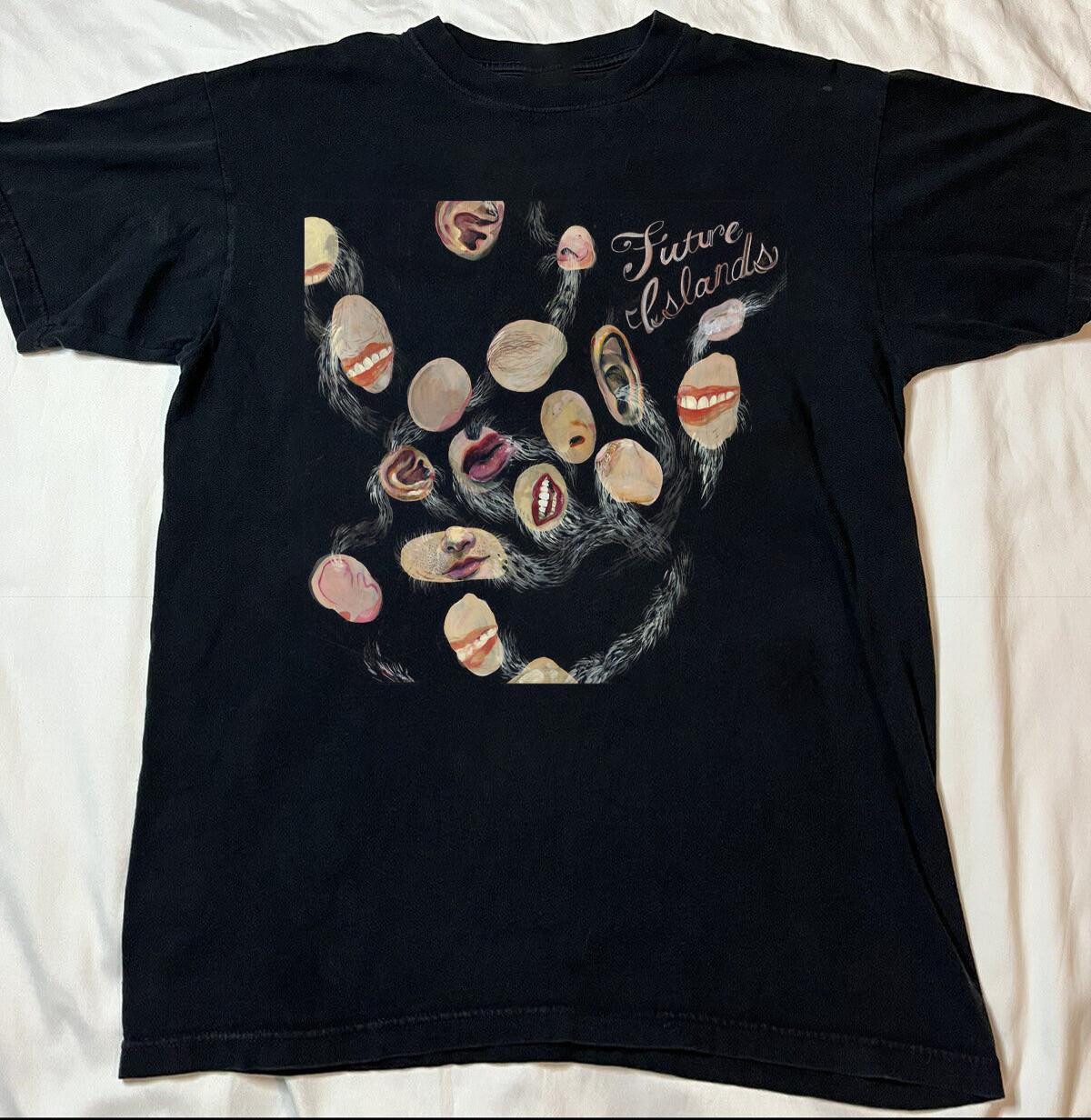 Future Islands Black Cotton Shirt Full size L19 XXXL