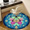 Colorful Butterfly Office Carpet Chair Mats, Home Decor, Office Carpet, Gift for Any Room1118153a