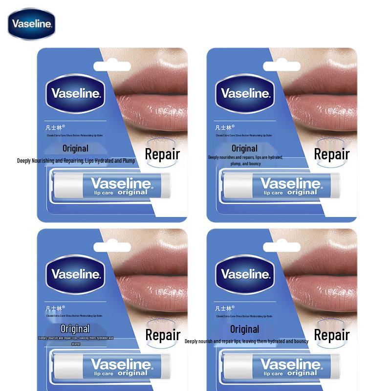 Vaseline Shea Butter Lip Balm 4-Pack