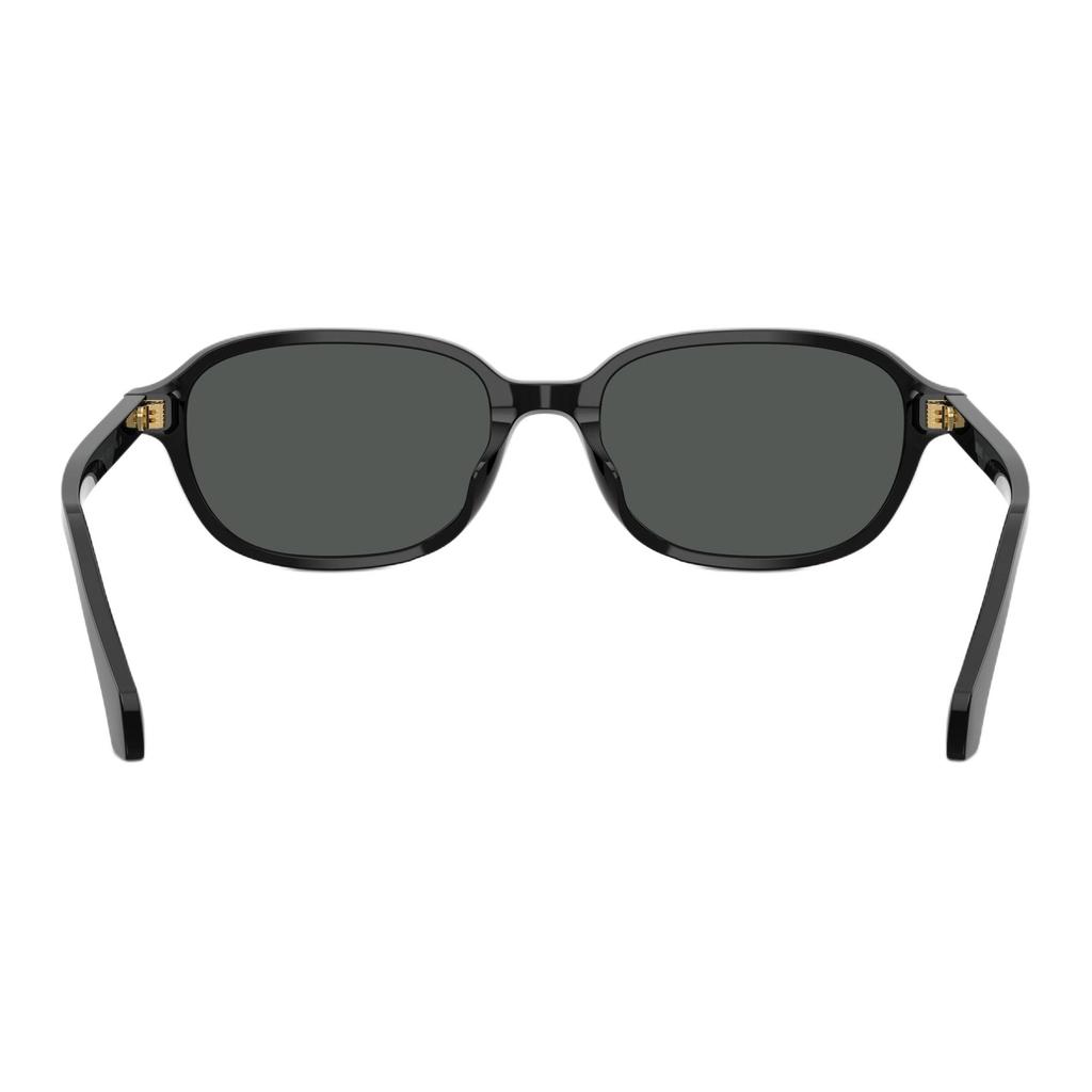 Versace Logo Oval Sunglasses Unisex Sunglasses Black 0VE4514D-GB1/87