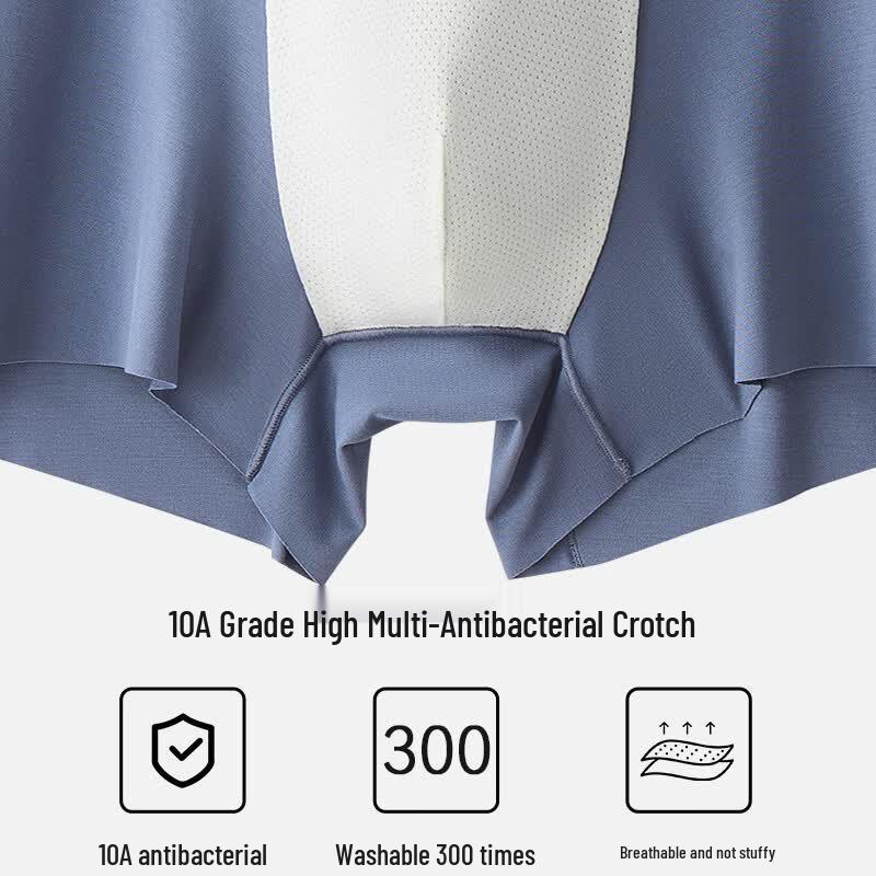 Maoren Men's 120s Modal Antibacterial Boxer Briefs Gift Set