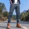Men's Tooling Casual Pants Spring and Autumn Multi-pocket Leggings Support OEM