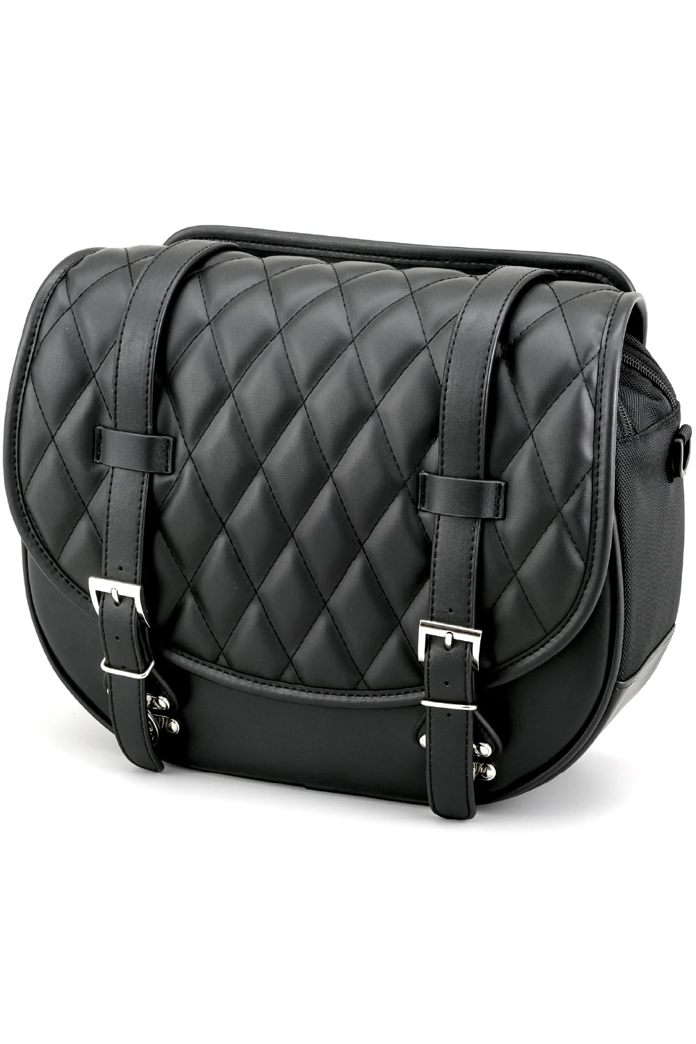 

Henly Begins Daytona Motorcycle Side 10L Saddlebag 32680 Bag, DHS-30, Round/Diamond,