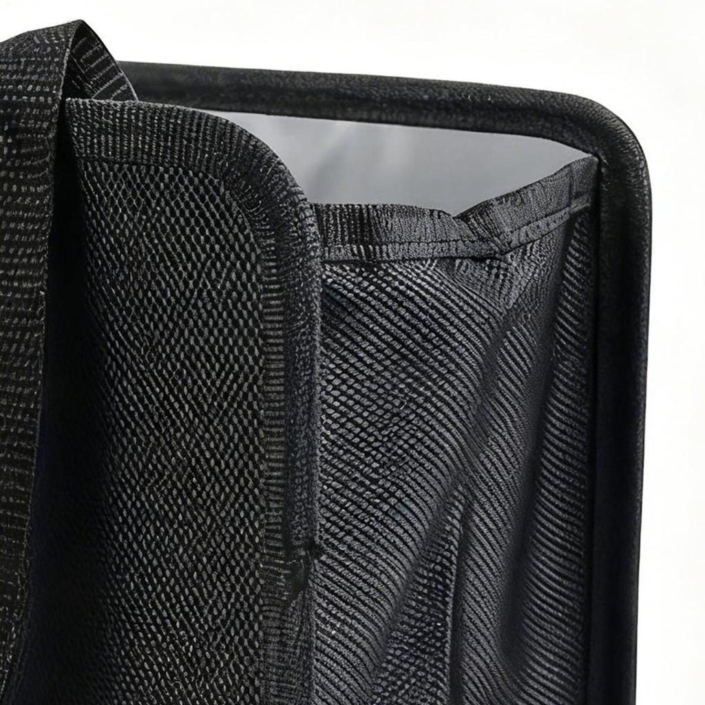Waterproof Car Storage Bag Trash Can Hanging Storage Bag Rear Seat Back Universal Foldable Backseat Storage Box For Truck SUV RV