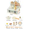 Wooden Mini Simulation Kitchen Utensil Set Children Toys For Imaginative Role Play