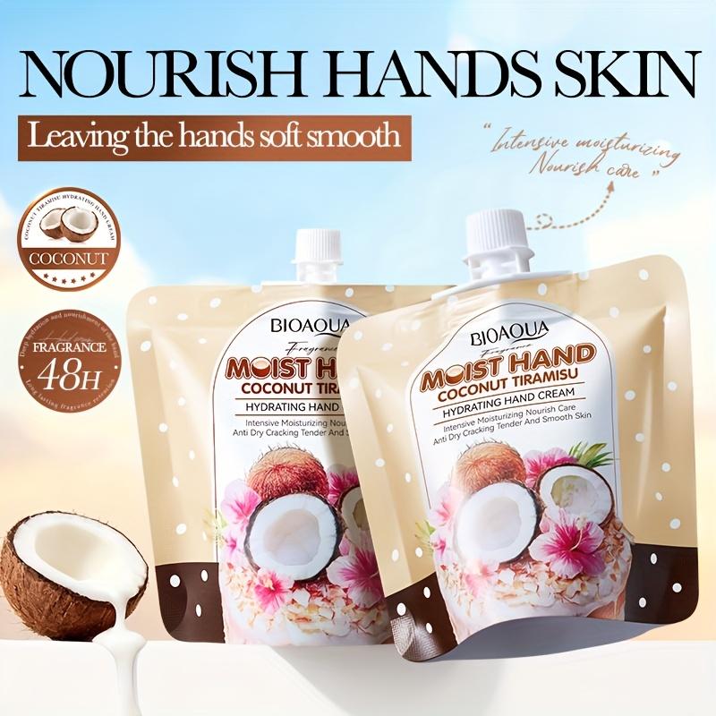Coconut Tiramisu Moisturizing Hand Cream Improves Dry and Rough Skin, Leaving It Smooth, Soft, Hydrated, Radiant, and Nourished