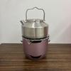 Portable Stainless Steel Mini Charcoal Stove for Outdoor BBQ and Tea Brewing