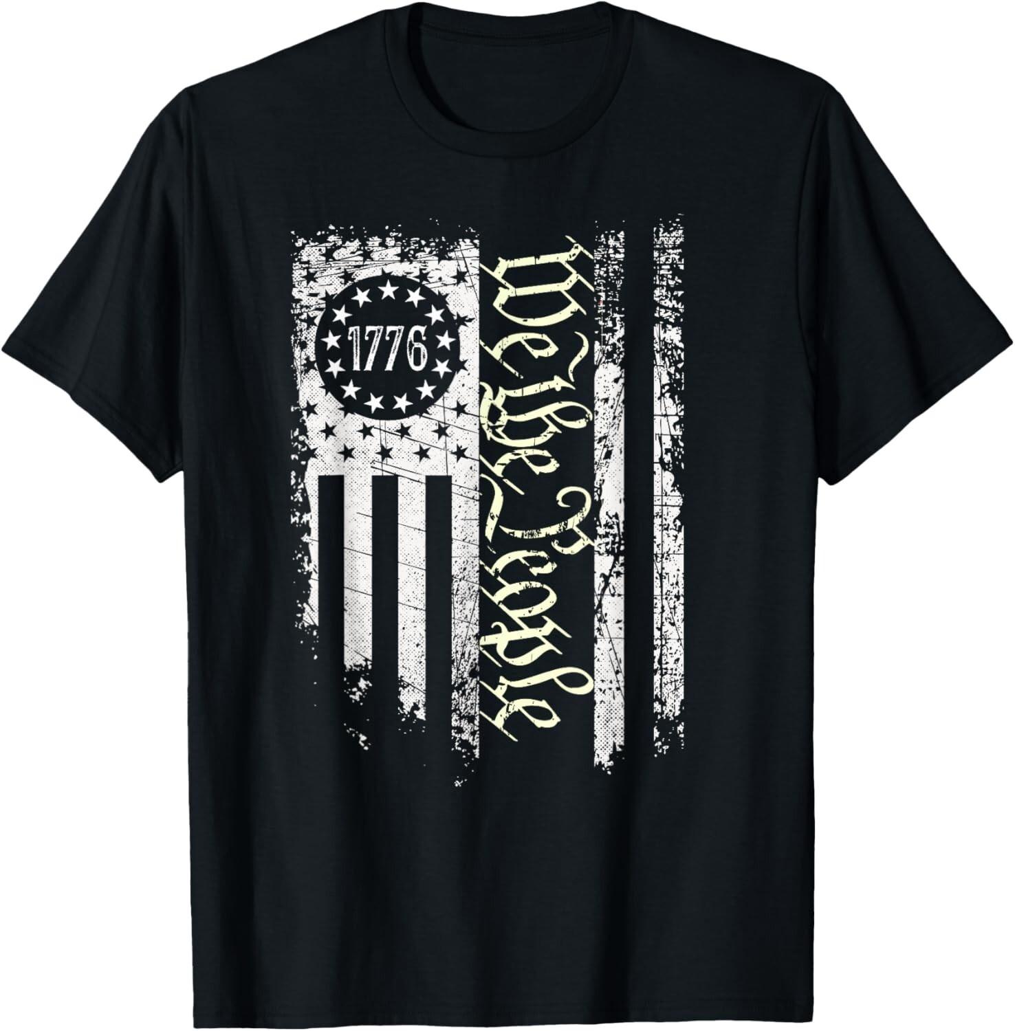 American Flag - USA Patriotic - Independence Day - Flag Day Gift Unisex T-Shirt XXXL