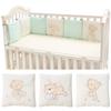 6 Pieces / Set of Crib Protection Pad Crib Fence Bumper Crib Safety Cotton Blend Baby Bedding