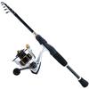 Fishing Rod and Reels Telescopic Corbon Fishing Rod and Spinning Fishing Reel Sea Fishing Gear Set