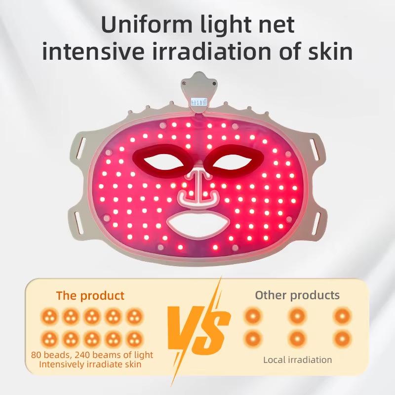 Infrared LED Silicone Mask for Photonic Skin Rejuvenation