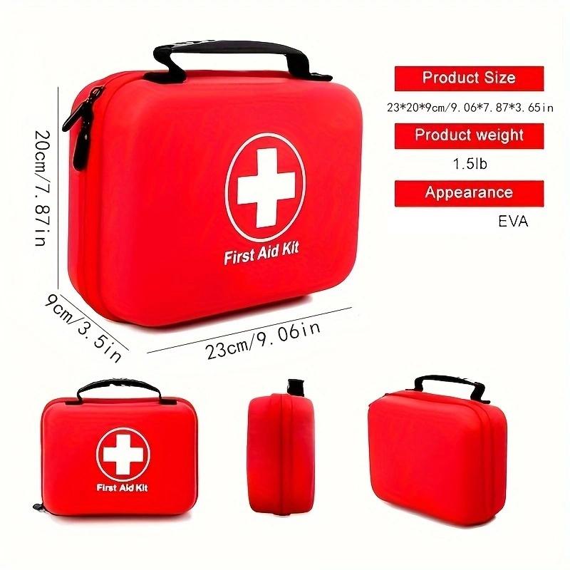 252 Pcs First Aid Kit Waterproof PU Portable Emergency Survival Medical Bag for Home Car Travel Outdoor Camping First Aid Suppli