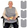 Oil Proof Adult Bibs Washable Elderly Bib Dirty Resistant Mealtime Bib  Elderly Care