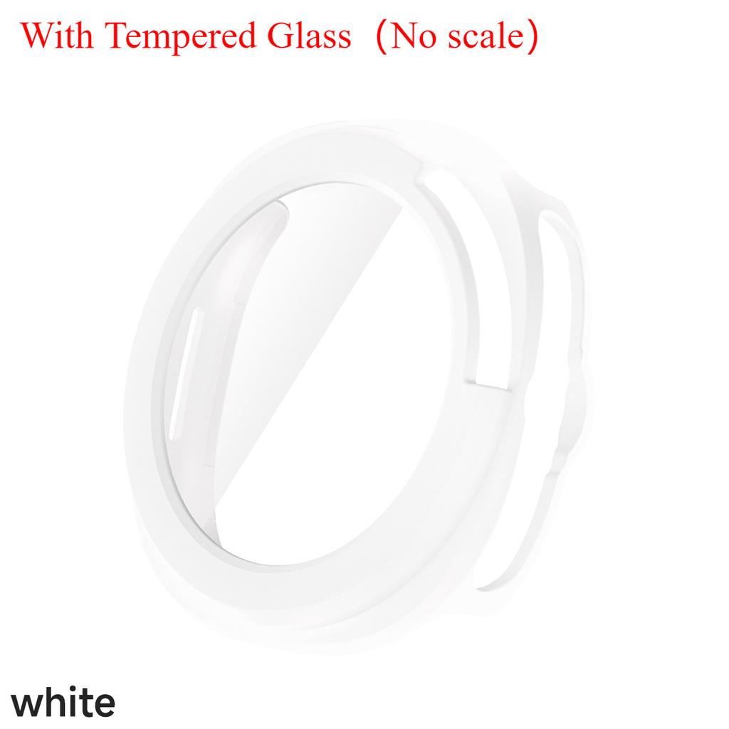 Protector Case For Samsung Galaxy Watch 8 Classic PC Hollowed Cover Protective Bumper Shell Tempered Glass Screen Accessories