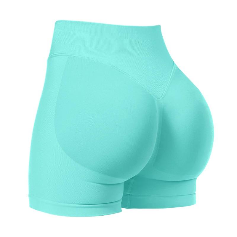 Women's High-Waisted Yoga Shorts Quick-Dry Seamless Workout Running Fitness Elastic Butt-Lifting Stretchy Gym Activewear All-Season Sports Apparel