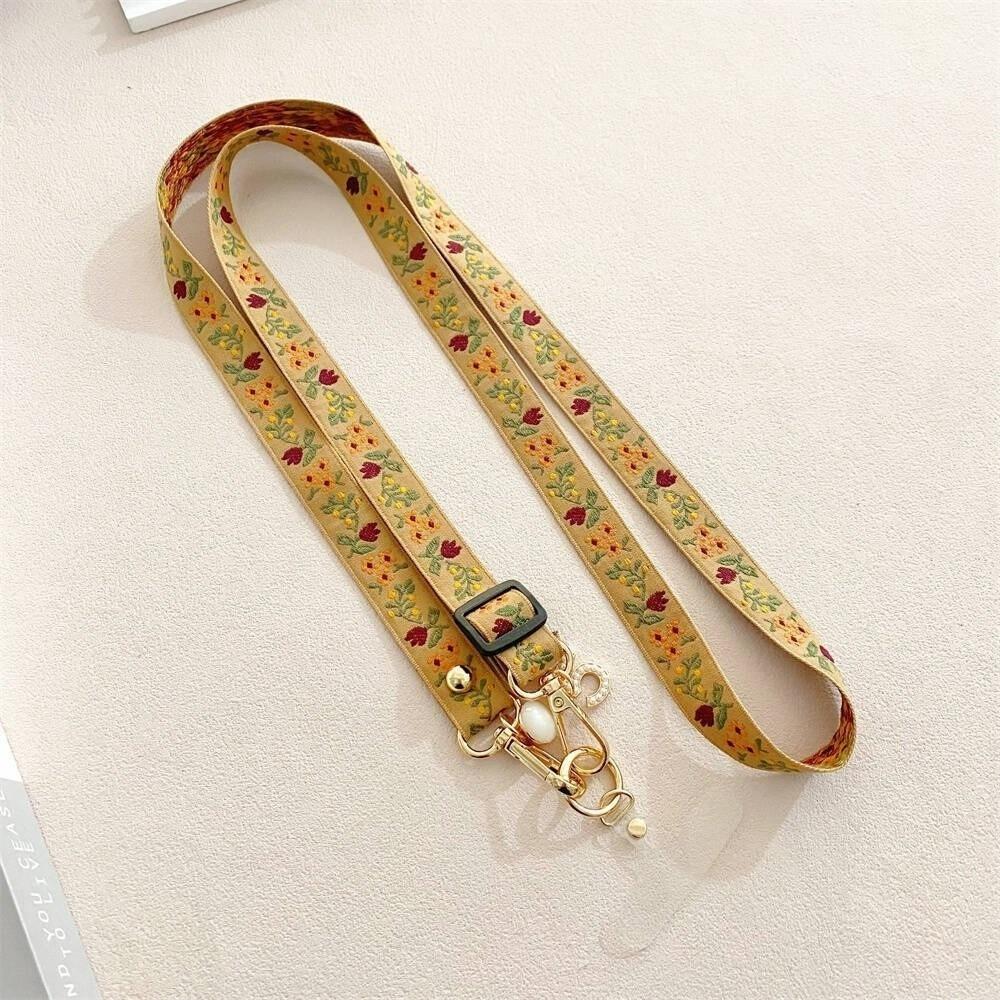 Multi-Function Mobile Phone Lanyard Adjustable Length Phone Keychain Strap for Phones хаки