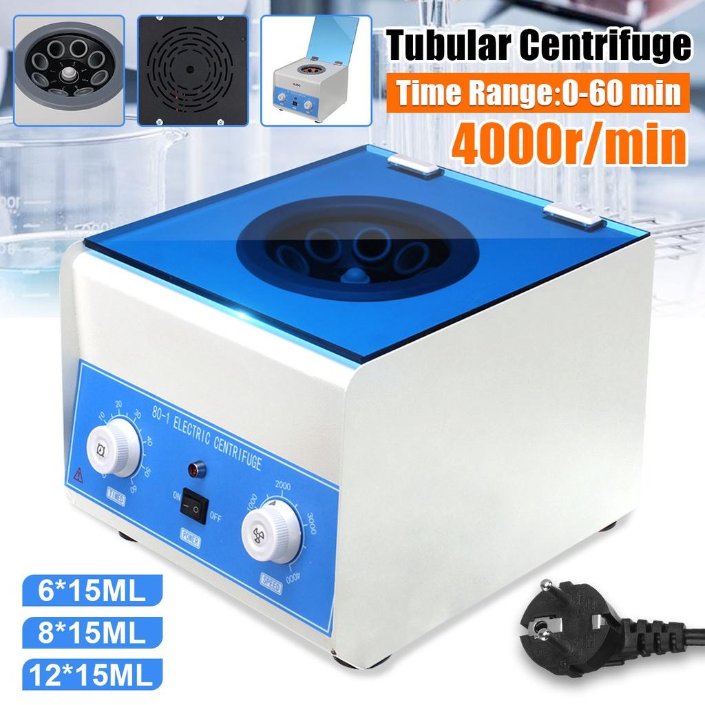 

Эффективная низкоскоростная центрифуга 4000 об/мин с регулировкой времени, электрическая центрифуга для практики AC110-240В 80-1 15ML*6