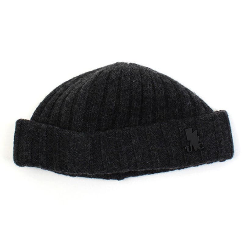 Universal Chemistry Charcoal Wool Short Beanie Short Beanie