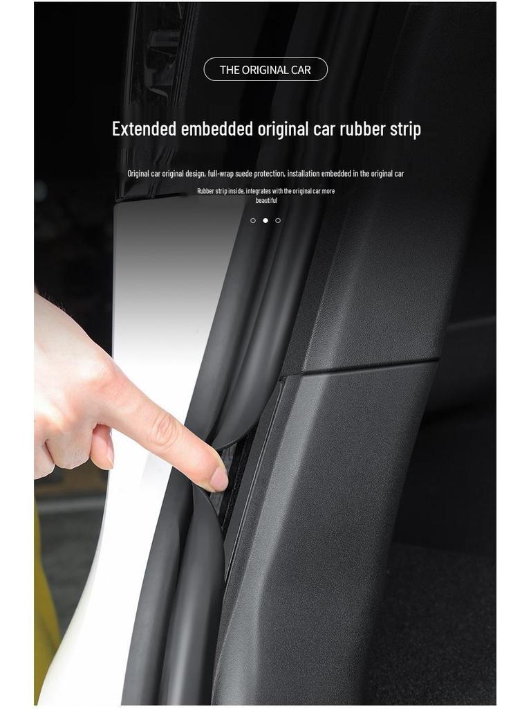 Tesla Model Y Suede Trunk Side Panel Pad