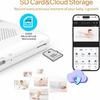 HD 5-Inch Wireless Baby Monitor with WiFi, Two-Way Talk, Night Vision, and Tuya Remote Monitoring