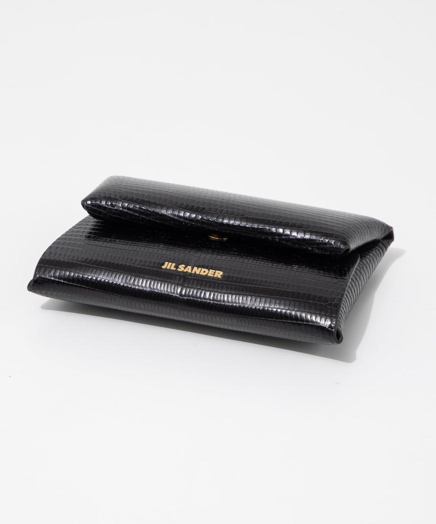 Jil Sander Folded Coin Purse J07UI0013P6966 Black Women's [Used]