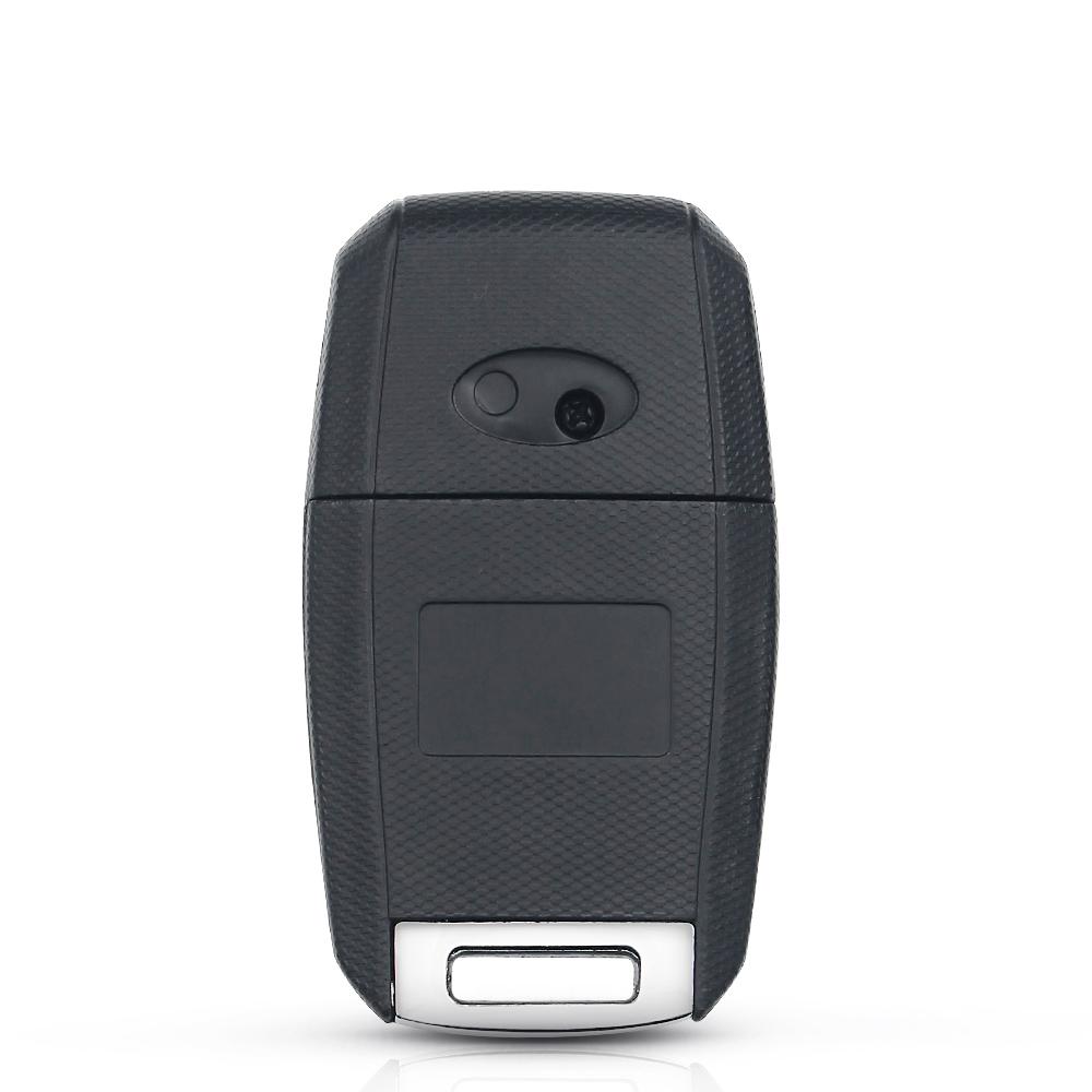 KEYYOU For Kia KIA K2 K3 K5 Carens Cerato Forte Car Fob Cover Housing Remote Key Shell Case Folding