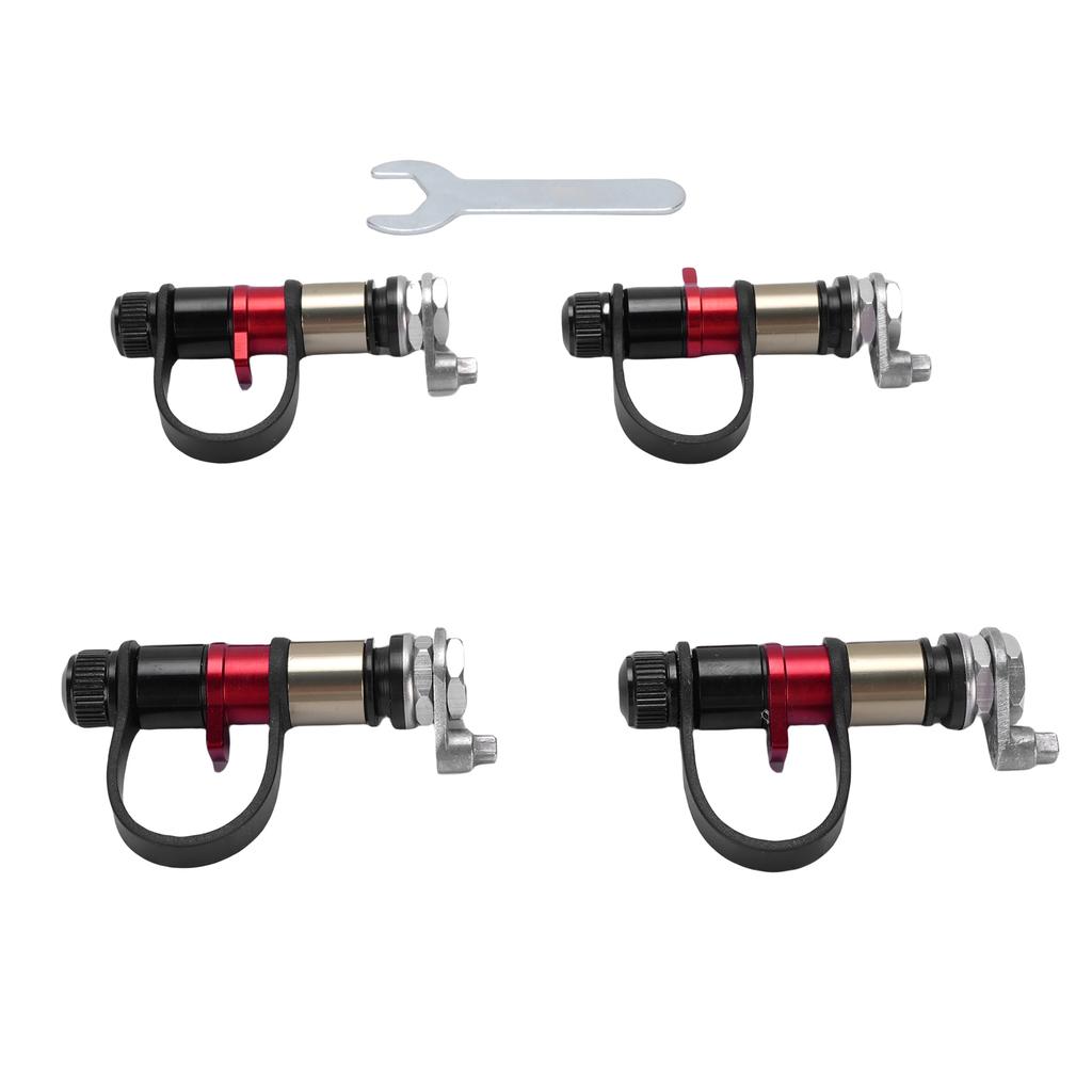 4 Pcs Tire Deflator Valve Kit Auto Stop Quick Deflation Supports Pressure Sensor Installation Tire