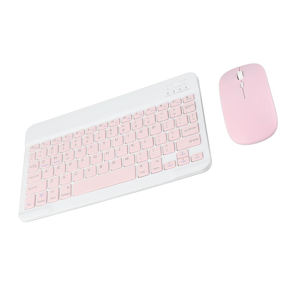 Combo Tastatură și Mouse Wireless Bluetooth Set Tastatură și Mouse Portabil Asortat Tastatură și