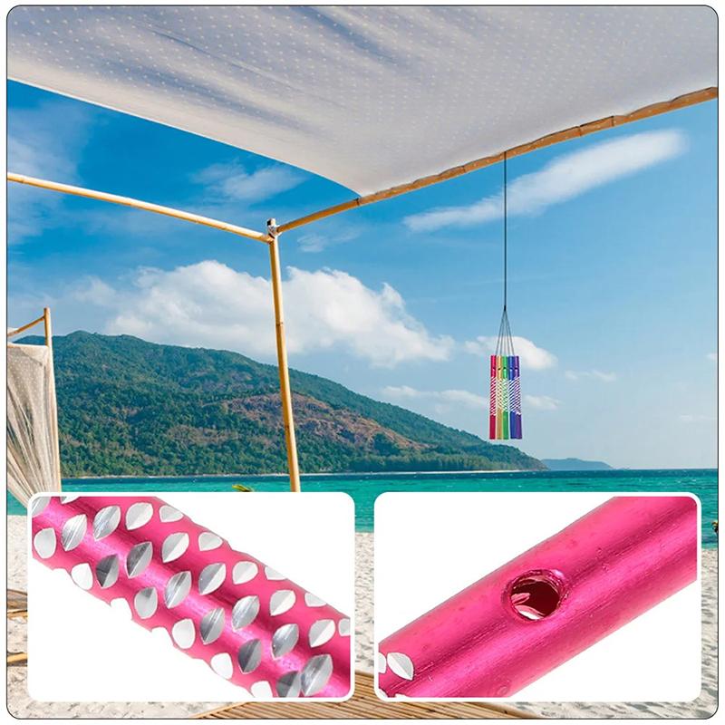 50 ks Hliníková trubka DIY Materiál pro větrnou zvonkohru Barevné hliníkové trubky pro vnitřní a venkovní dekoraci a řemesla Všestranné různé barvy