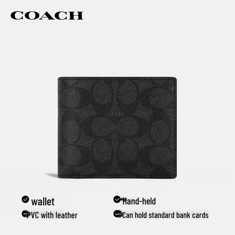 Coach Men's Bifold Wallet with Card Holder