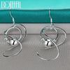 Pendant Earrings Silver Fashion Jewelry