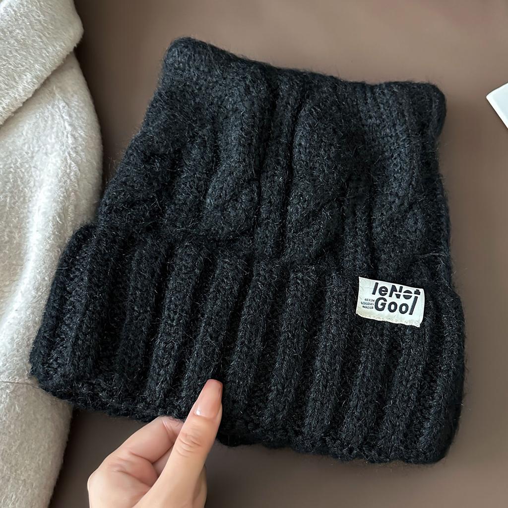 Japanese cute cat ear knitted wool hat children's season sweet versatile thickened warm ear protection pullover hat tide