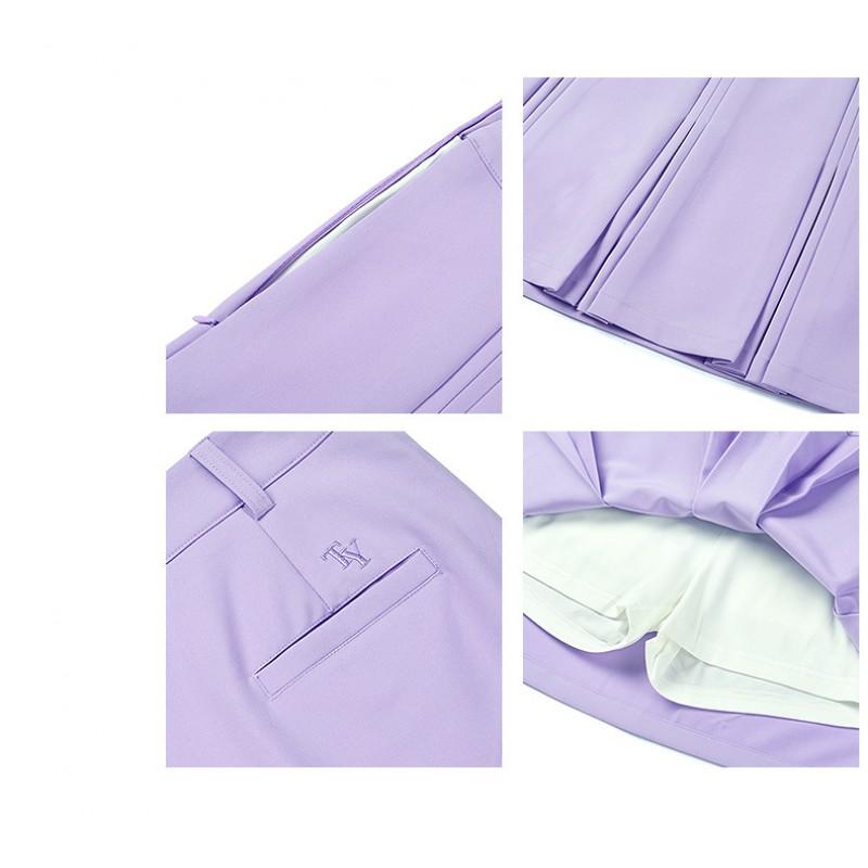Womens Anti-chafe Tennis Golf Skirt Casual Active Cycling Skort Shorts