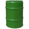 Barril de metal de aço TH 60L com 2 e 3/4 tampas - verde