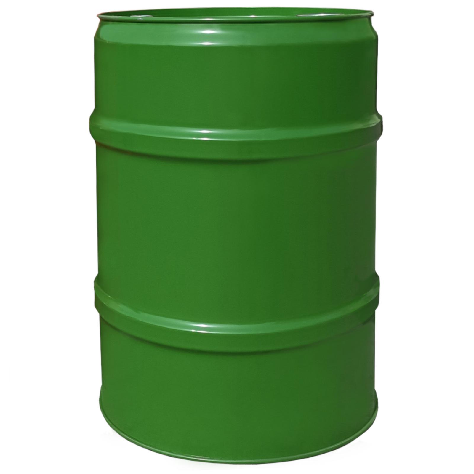 Oceľový kovový sud TH 60L s 2 a 3/4 vekom - zelený