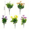 7-Forked Chamomile Artificial Flower, Plastic Daisy for Home Decoration