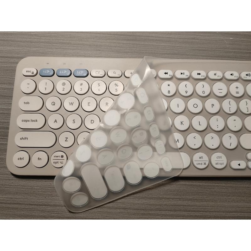 Flexible Silicone Keyboards Cover Slim Fit Design Waterproof Protections Easy Maintenance Protector Skin For K380