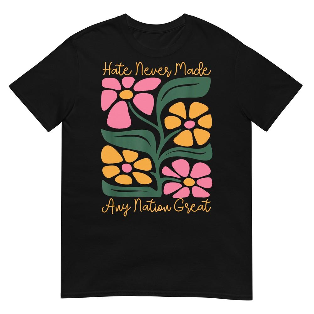 

Anti Trump Floral Democrat President Liberal T-Shirt M