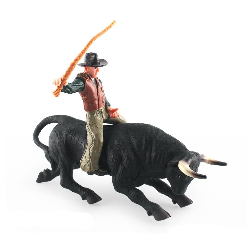 Farm Animals Poultry Cattle Model Simulation Calf Bull OX Figures  For Children