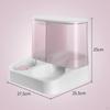 Automatischer Futterspender 2 in 1 Haustierspender Abnehmbarer Futter- und Wasserspender