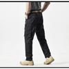 Men S Straight Leg Multi Pocket Casual Cargo Pants